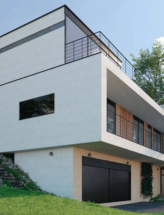 Ispirazione progettuale con la pietra naturale DM Cloud in un contesto architettonico